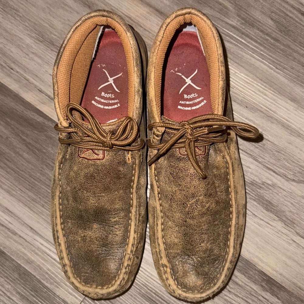 Twisted X Men's Tan Leather Chukka Moc - Picture 3 of 6